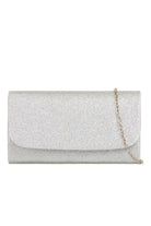Bellatrix Silver Shimmer Detachable Chain Bag
