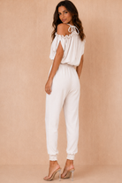 Belle Stone Cold Shoulder Jumpsuit