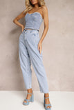 Bernelle Light Blue Mom Jeans