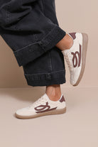 Bessy Stone Suedette Trainers