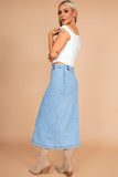 Bethany Light Blue Denim Skirt