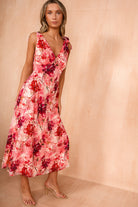 Beverly Pink Floral Dress