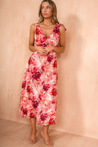 Beverly Pink Floral Dress