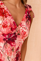 Beverly Pink Floral Dress
