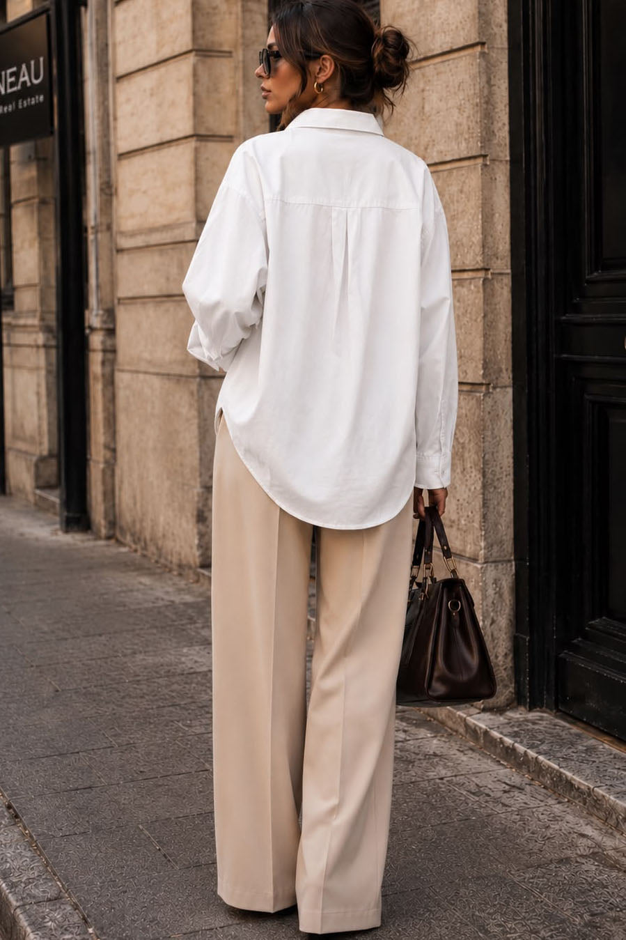 Blair White Cotton Shirt