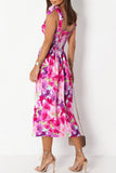 Blakley Purple and Pink Floral Dress