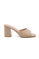 Bonnie Nude PU Mules