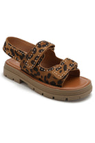 Briella Leopard Chunky Sandals