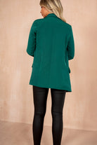 Brielle Emerald Green Longline Blazer