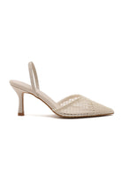 Brynn Cream Woven Court Heels