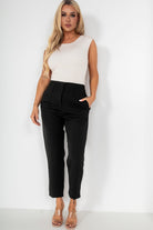Cailyn Black Tailored Trousers