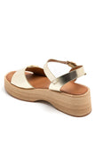Cameron Gold Buckle Sandals