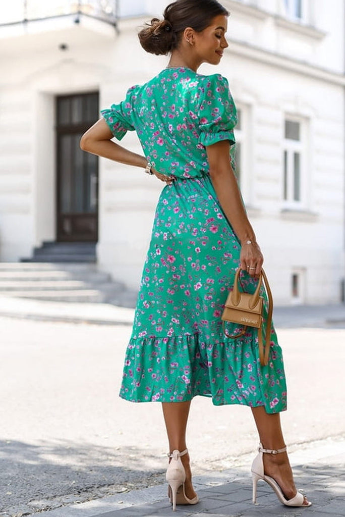 Ronnie Green Floral Midi Dress