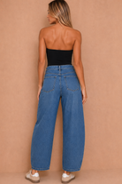 Caoimhe Blue Denim Barrel Ankle Jeans