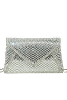 Capella Silver Diamante Detachable Chain Bag