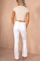 Caragh White Push Up Flared Jeans