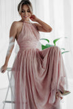 Carla Blush Tulle Dress