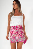 Carolyn Pink Printed Skirt