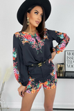 Cassidy Black Floral Co Ord