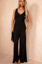 Catalina Black Textured Co Ord
