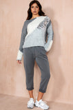 Cecilia Grey Knit Sequin Jumper