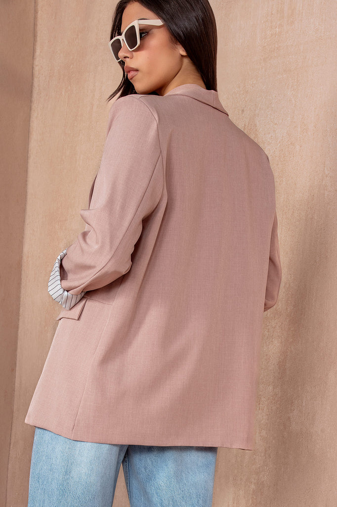 Charley Blush Oversized Blazer