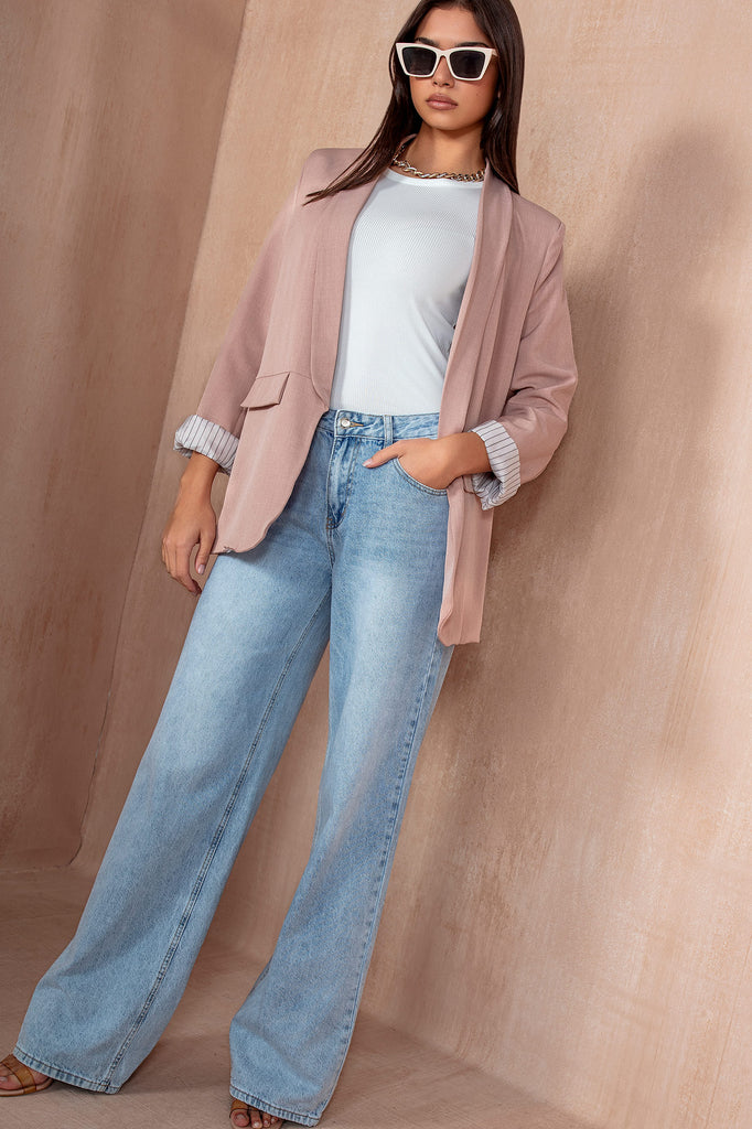 Charley Blush Oversized Blazer