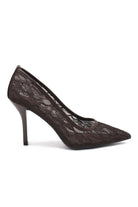 Charley Chocolate Lace Court Heels