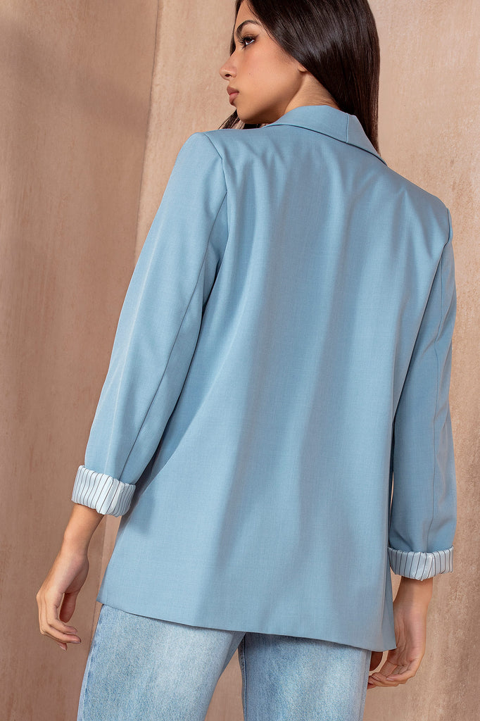 Charley Powder Blue Oversized Blazer