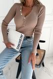 Chloe Taupe Knit Bodysuit