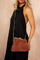 Claudia Tan PU Detachable Chain Bag
