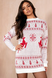 Comet Cream Festive Knit Dress