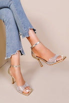 Cora Gold Pearl Heels