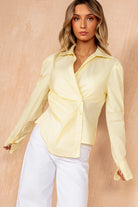 Corey Lemon Cotton Wrap Shirt