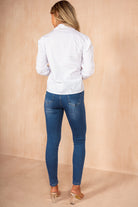 Corey White Cotton Wrap Shirt