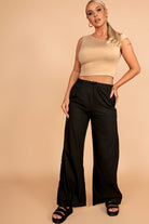 Danica Camel Crop Top