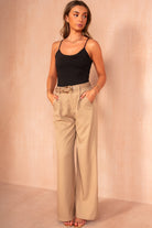 Daniela Black Slinky Scoop Neck Top