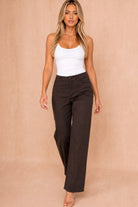 Daniela White Slinky Scoop Neck Top