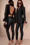 Dannie Black Tailored Blazer