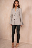 Dannie Taupe Tailored Blazer