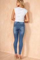 Daphne Blue Wash Push up Skinny Jeans