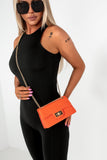 Daria Orange Woven Bag