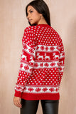 Dasher Red Knit Christmas Jumper