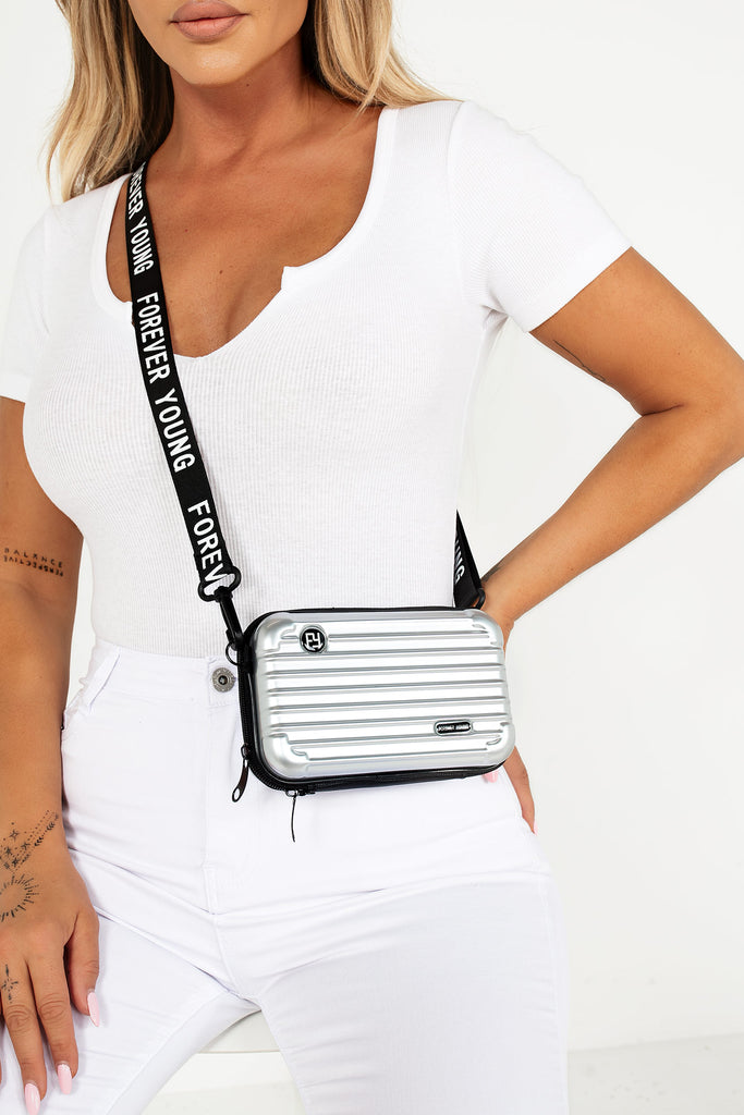 Dawn Silver 'Forever Young' Cross Body Bag
