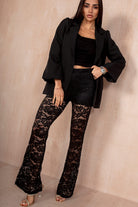 Dervla Black Belted Blazer