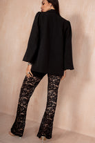 Dervla Black Belted Blazer