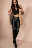 Desire Camel Long Line Blazer