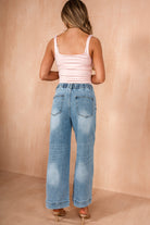 Devin Blue Front Seam Cropped Jeans