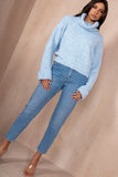 Dina Blue Chunky Knit Jumper