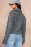 Dina Grey Chunky Knit Jumper